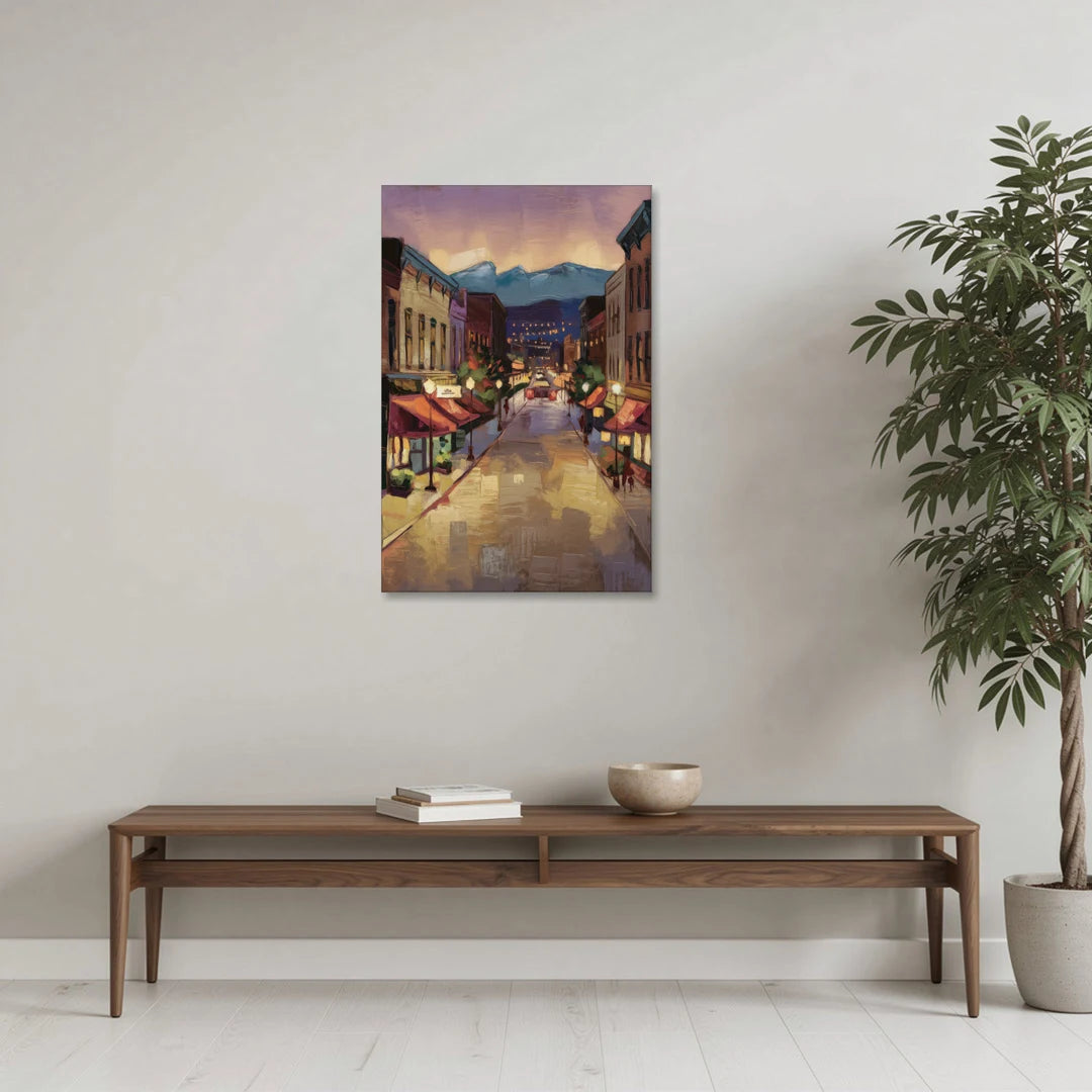 Park City Historic Main Street - Canvas Wall Art - Coffee Table - 24x36