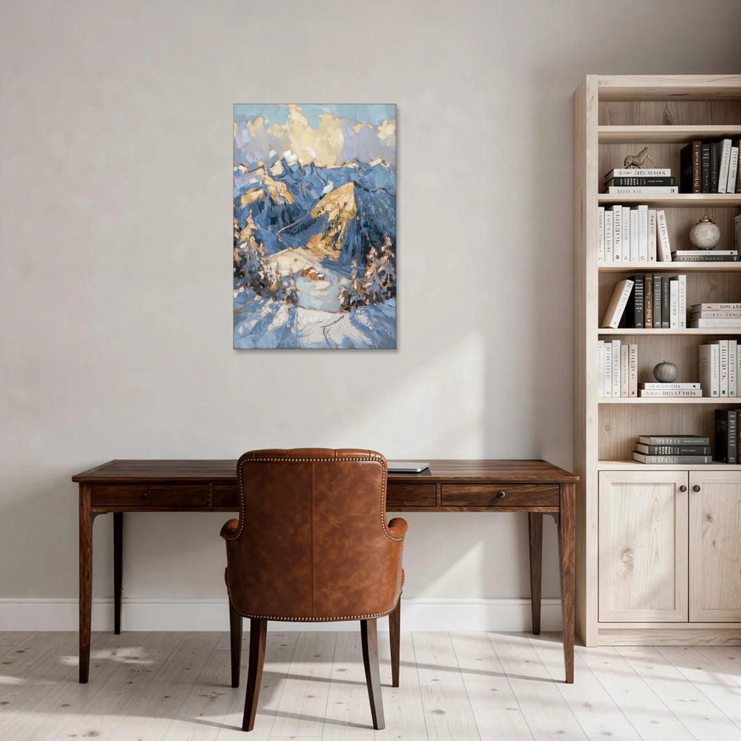 Park City Mountain Views - Canvas Wall Art - Office - 24x36