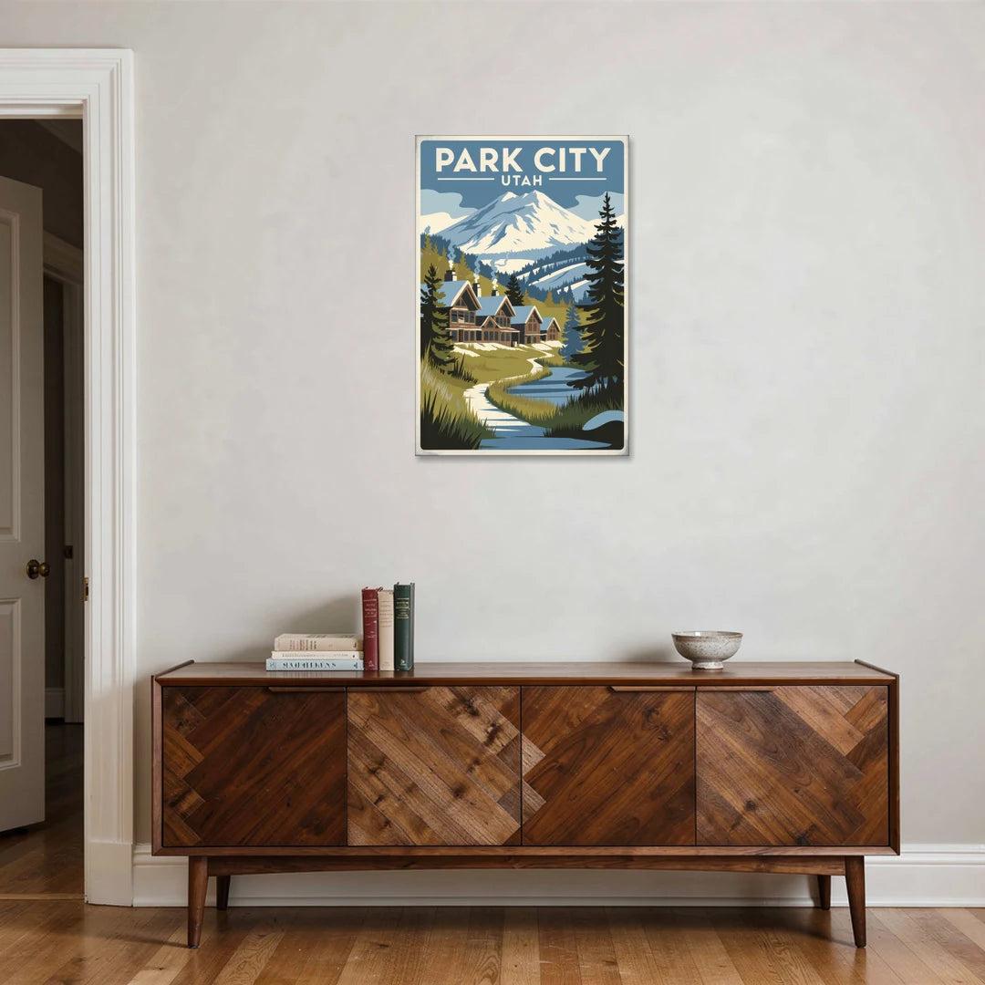 Park City Outdoor Adventure - Canvas Wall Art - Coffee Table - 24x36