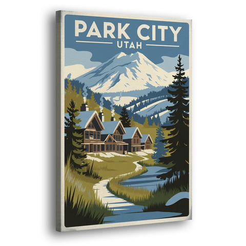 Park City Outdoor Adventure - Canvas Wall Art