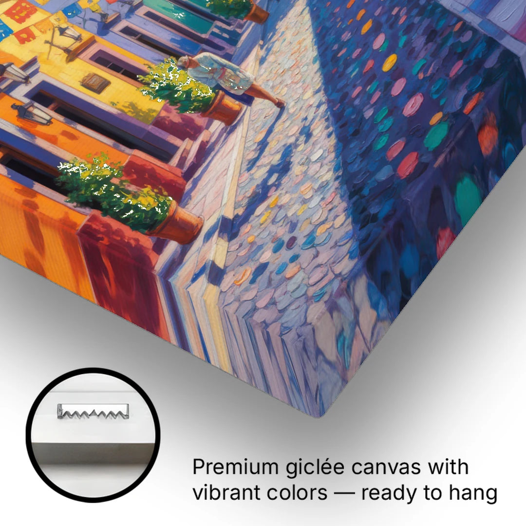 Parroquia de San Miguel - Canvas Wall Art - Gallery Wrap Corner