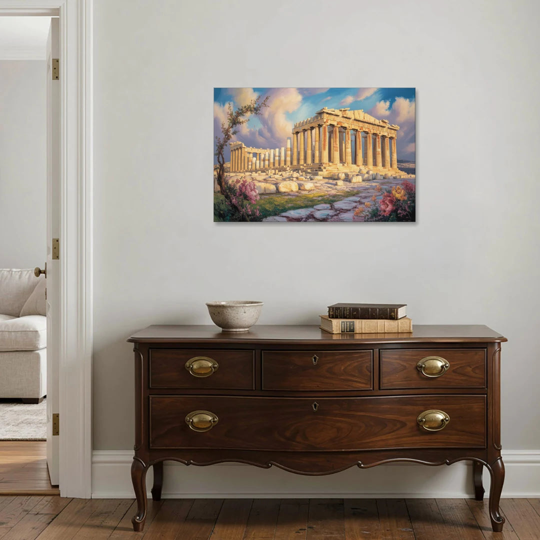 Parthenon Glory - Canvas Wall Art - Coffee Table - 36x24