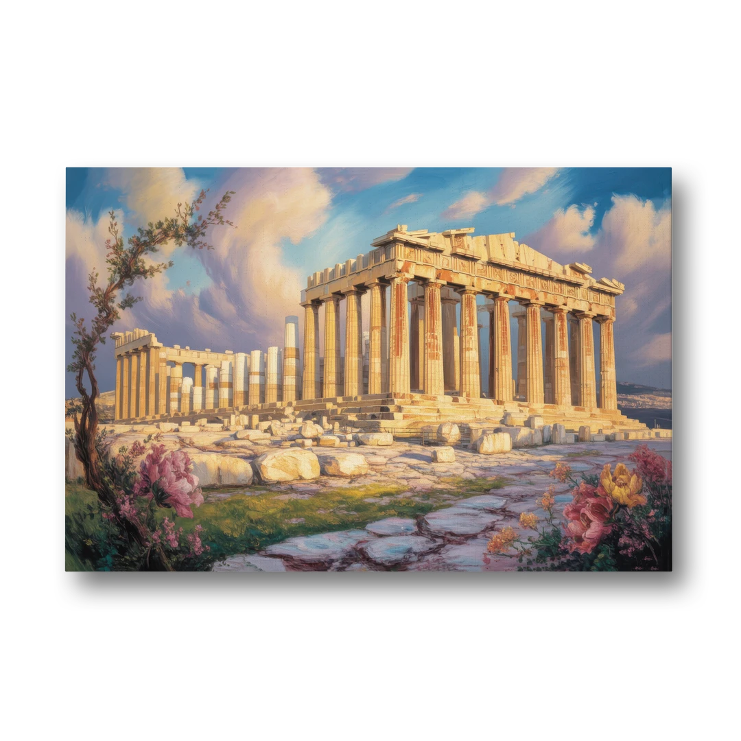 Parthenon Glory - Canvas Wall Art - Front