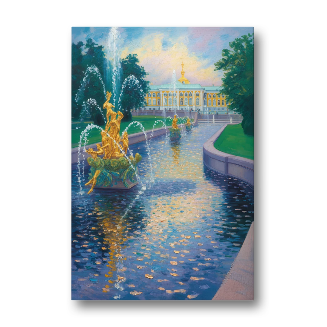 Peterhof Grandeur - Canvas Wall Art - Front