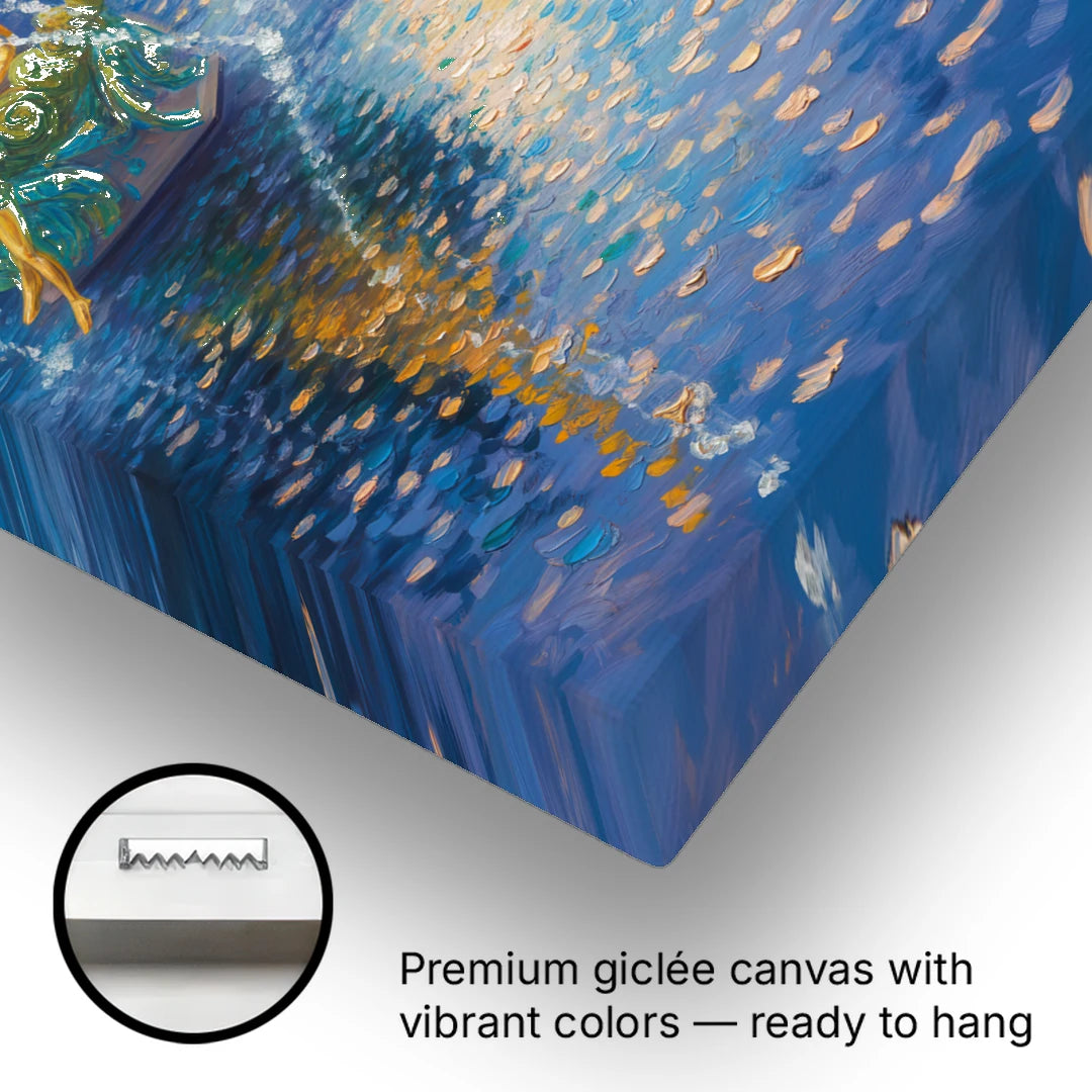 Peterhof Grandeur - Canvas Wall Art - Gallery Wrap Corner