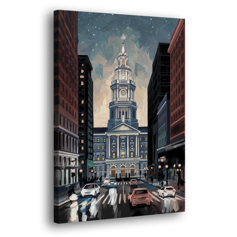 Philadelphia City Hall - Canvas Wall Art