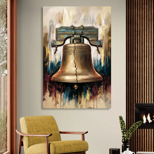 Philadelphia Liberty Bell Living Room - Canvas Wall Art