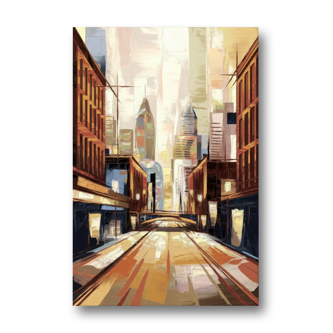 Philadelphia Market Street - Canvas Wall Art - Front