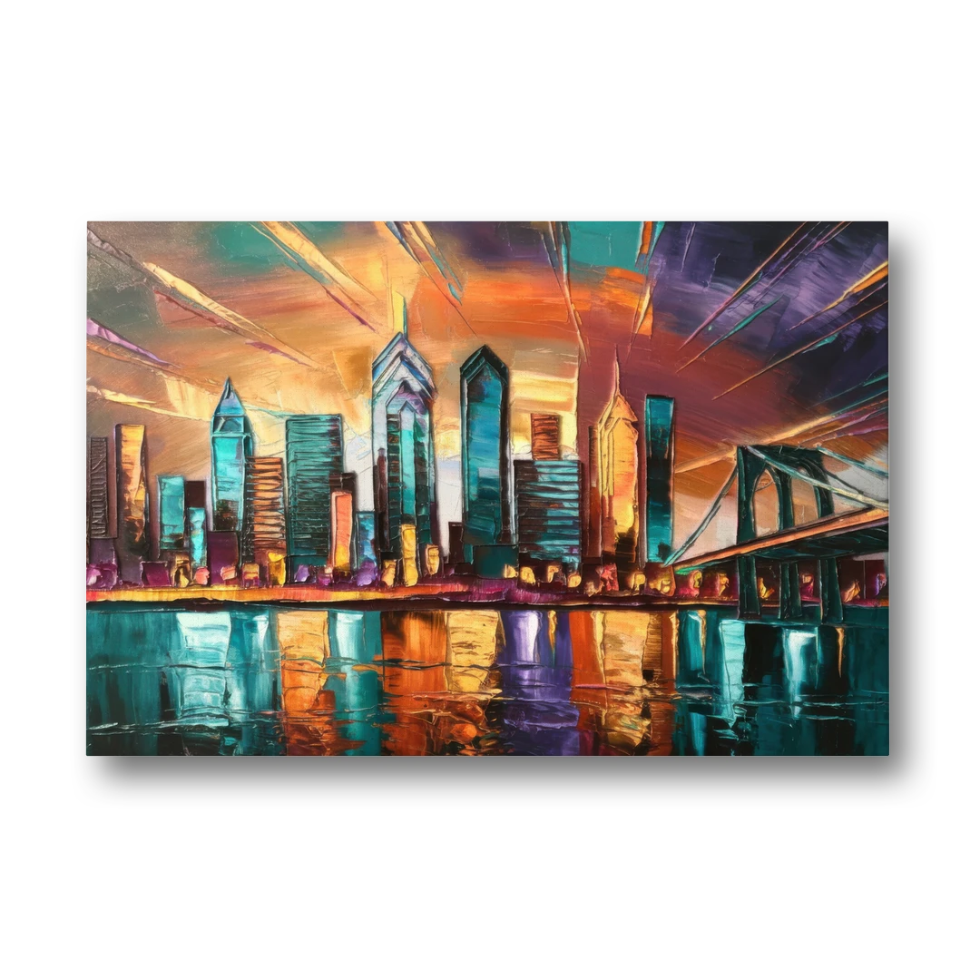 Philadelphia Mural Art - Canvas Wall Art - Front