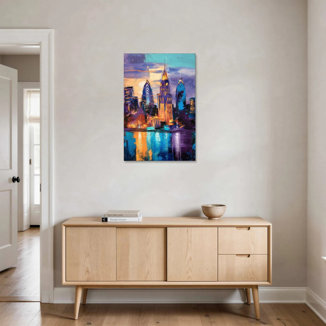 Philadelphia Old City - Canvas Wall Art - Coffee Table - 24x36