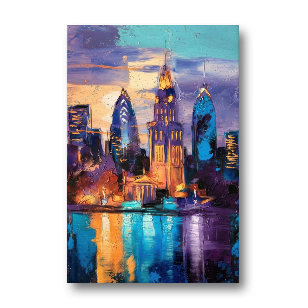 Philadelphia Old City - Canvas Wall Art - Front