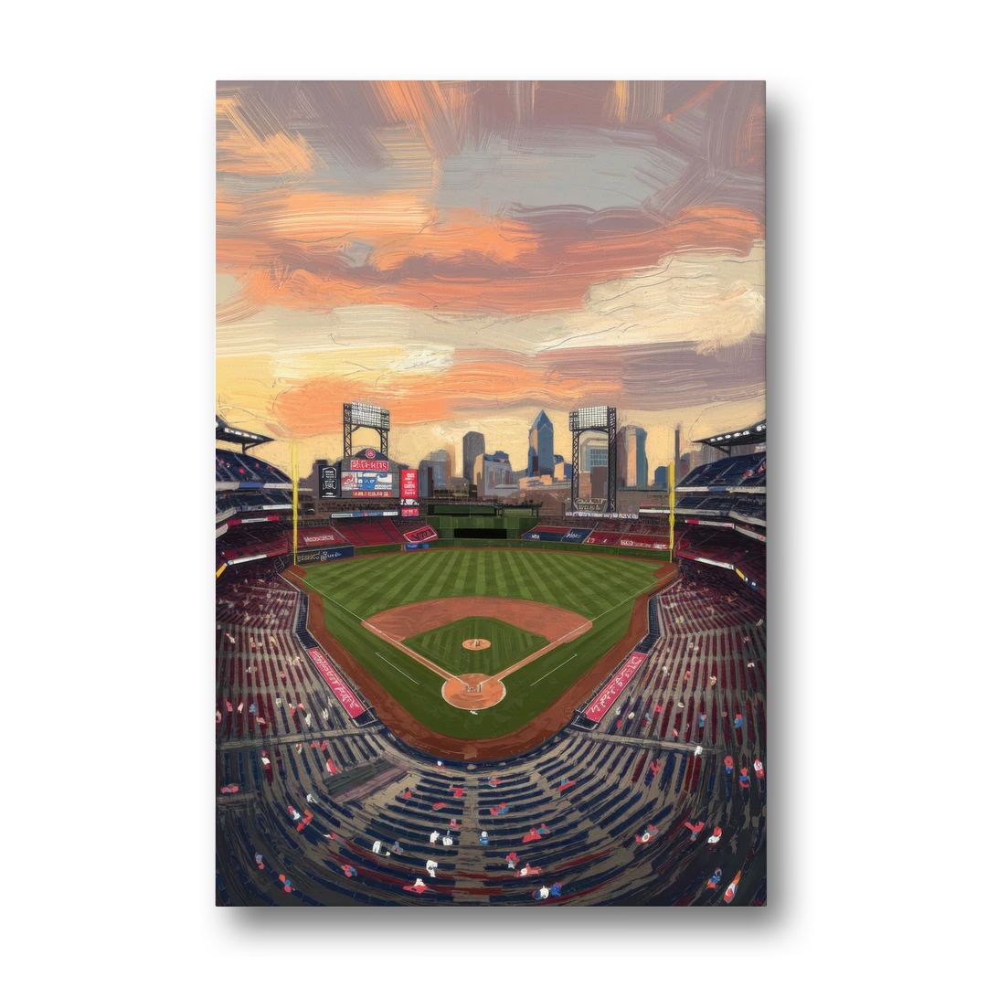 Philadelphia Phillies Ballpark - Canvas Wall Art - Front
