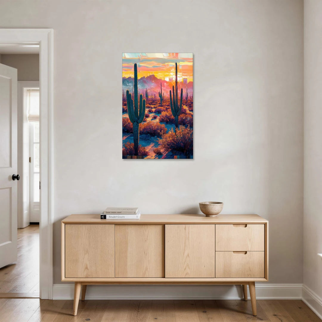 Phoenix Arizona Sunset Glow - Canvas Wall Art - Coffee Table - 24x36