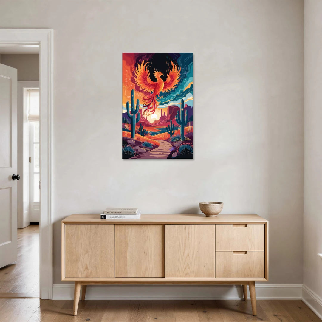 Phoenix Desert Landscape - Canvas Wall Art - Coffee Table - 24x36
