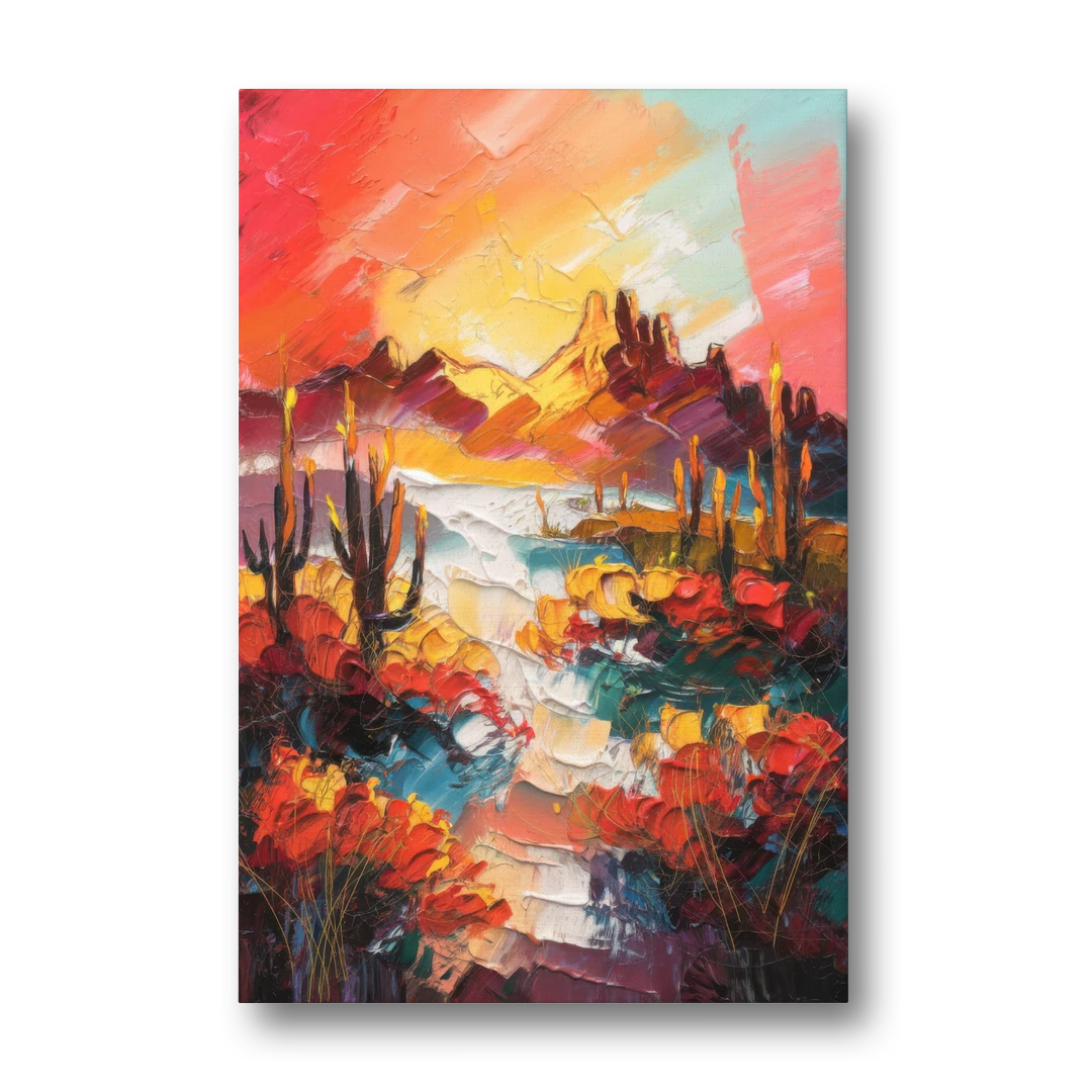 Phoenix Mountain Horizon - Canvas Wall Art - Front