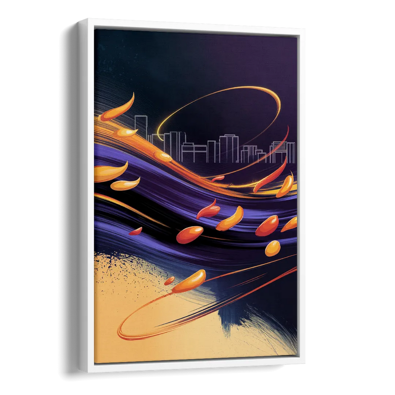 Phoenix Sports Team Pride Side - White Canvas Wall Art