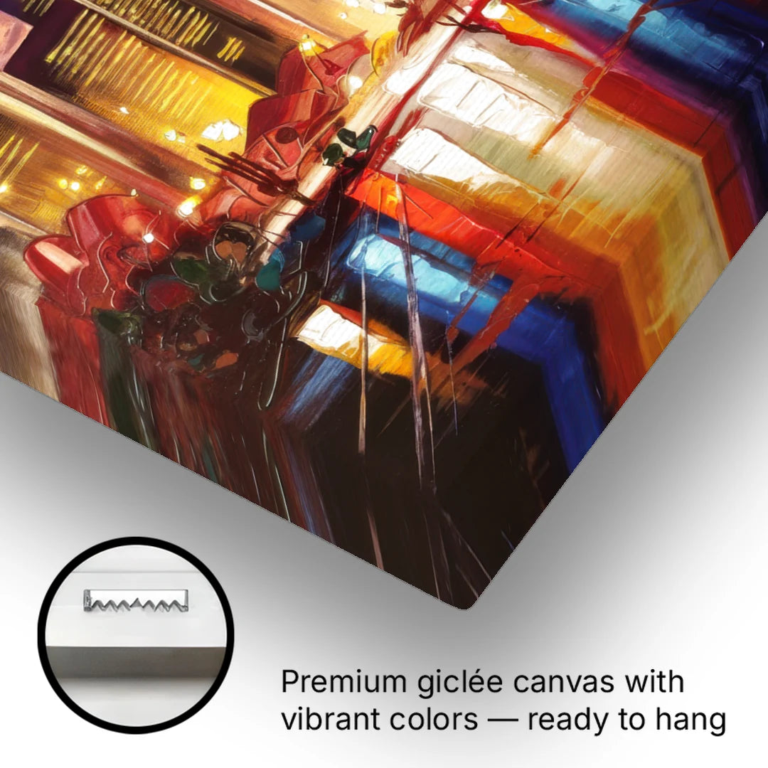 Phoenix Sunsets Over the City - Canvas Wall Art - Gallery Wrap Corner
