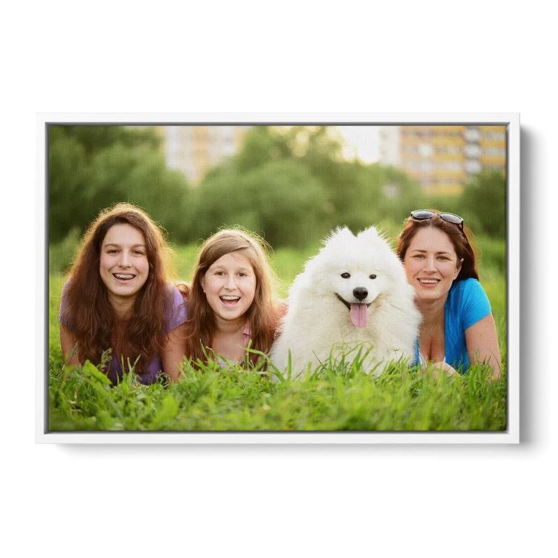 Custom Canvas Photo Prints Front - White Canvas Wall Art