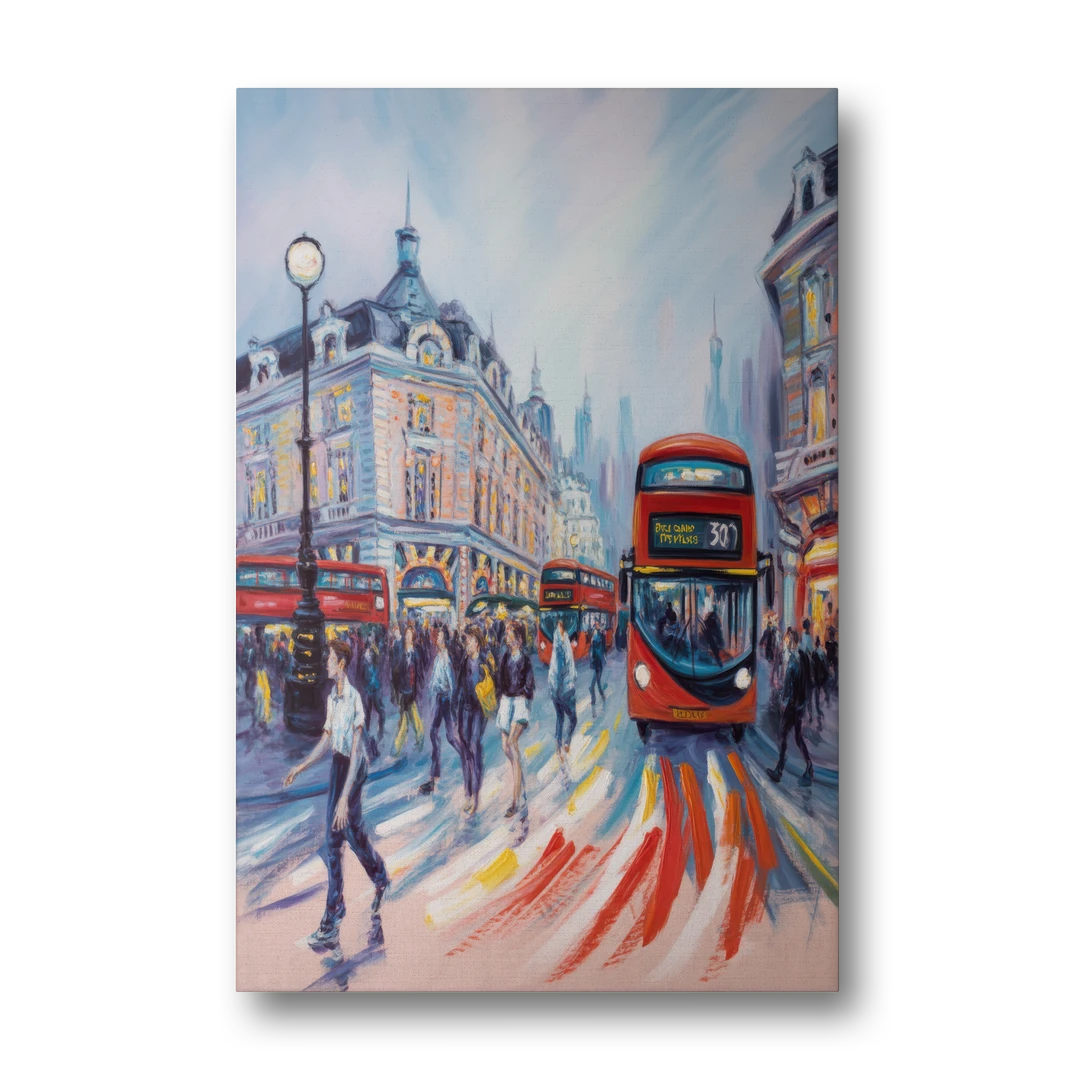 Piccadilly Vibe - Canvas Wall Art - Front