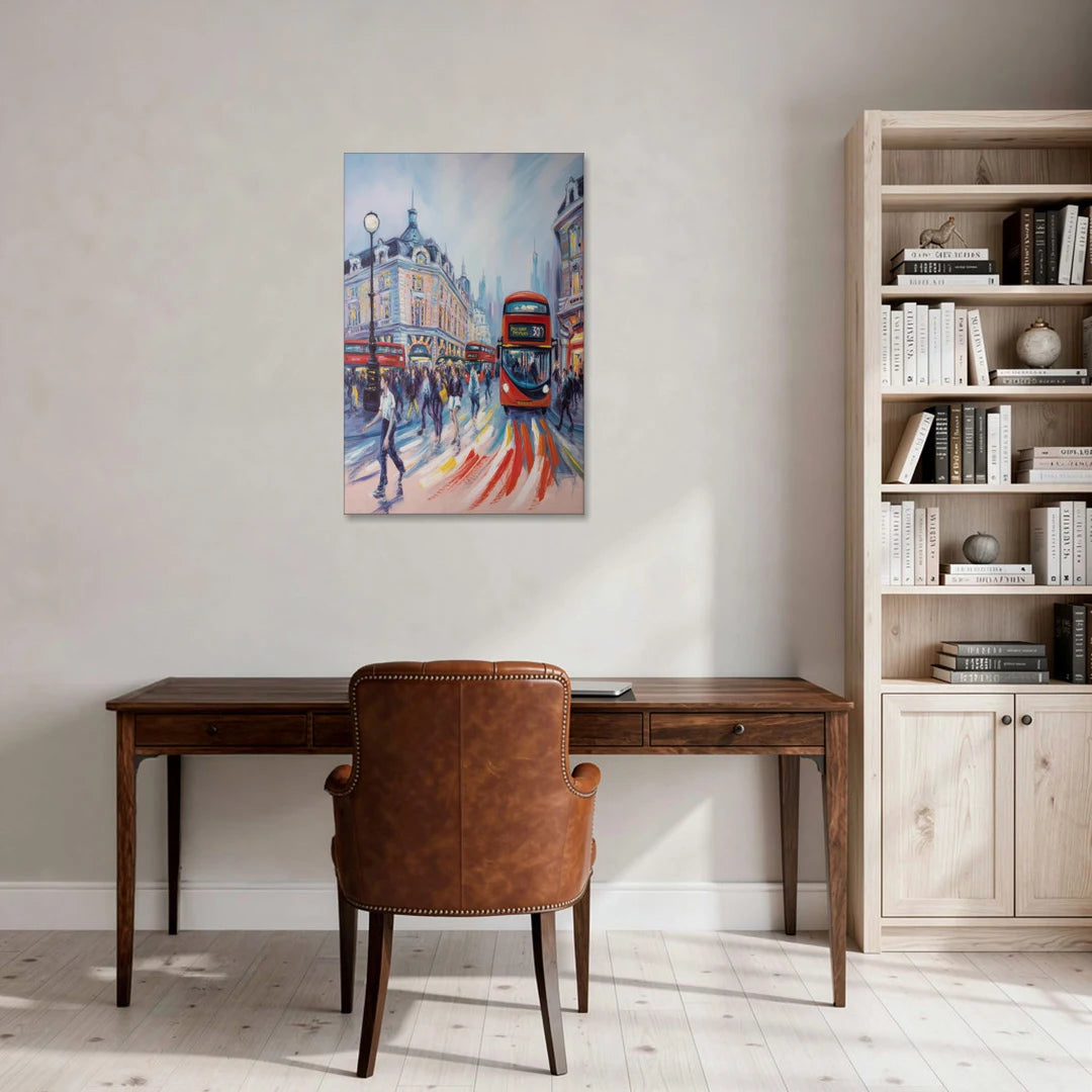 Piccadilly Vibe - Canvas Wall Art - Office - 24x36