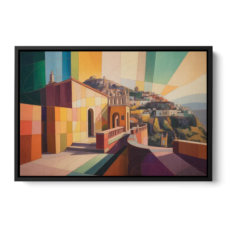 Pípila Overlook Front - Black Canvas Wall Art