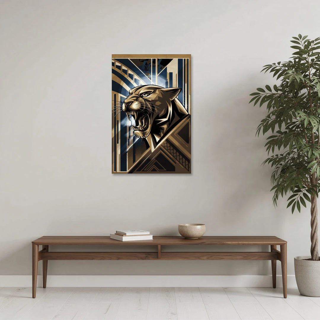 Pittsburgh Panthers Spirit - Canvas Wall Art - Coffee Table - 24x36