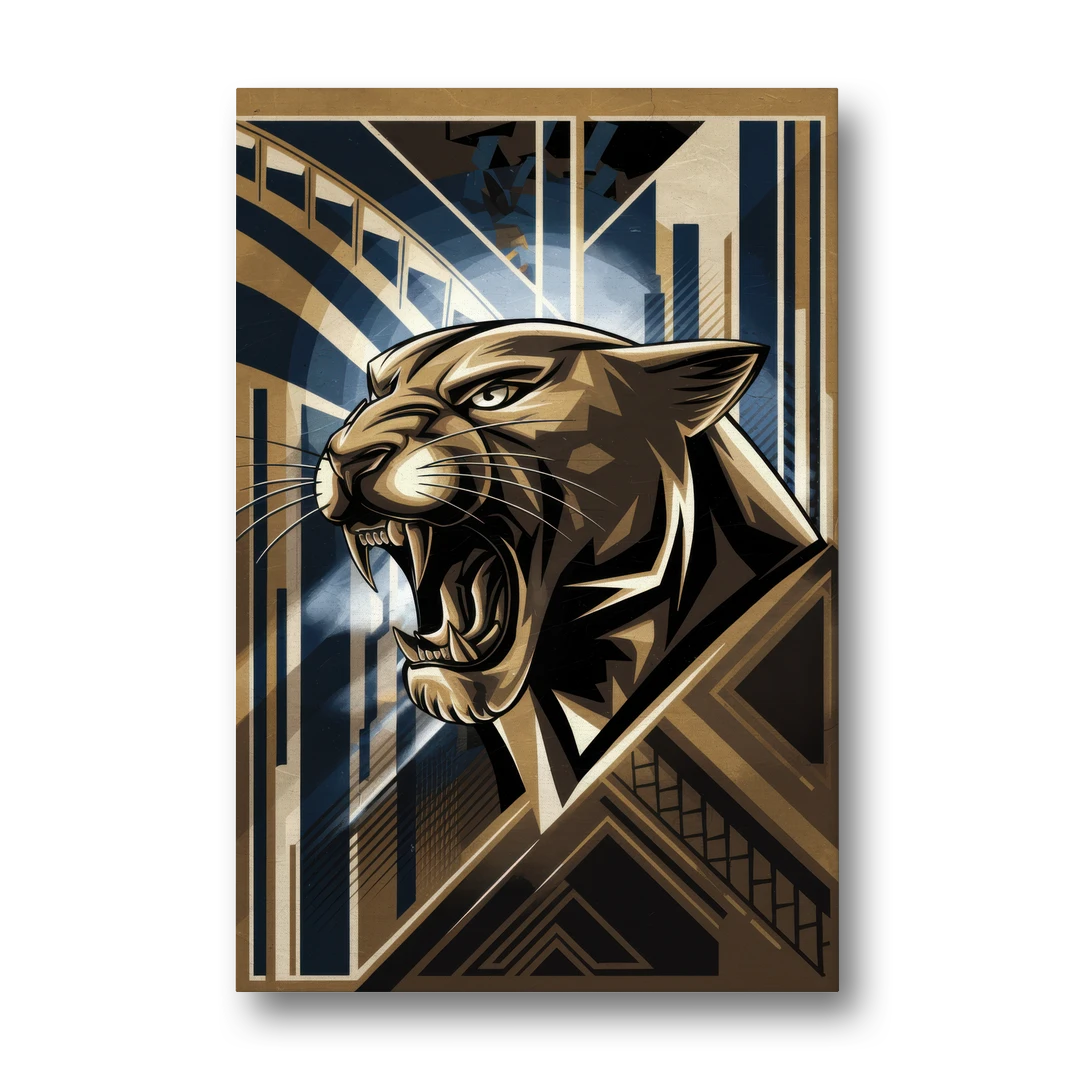 Pittsburgh Panthers Spirit - Canvas Wall Art - Front