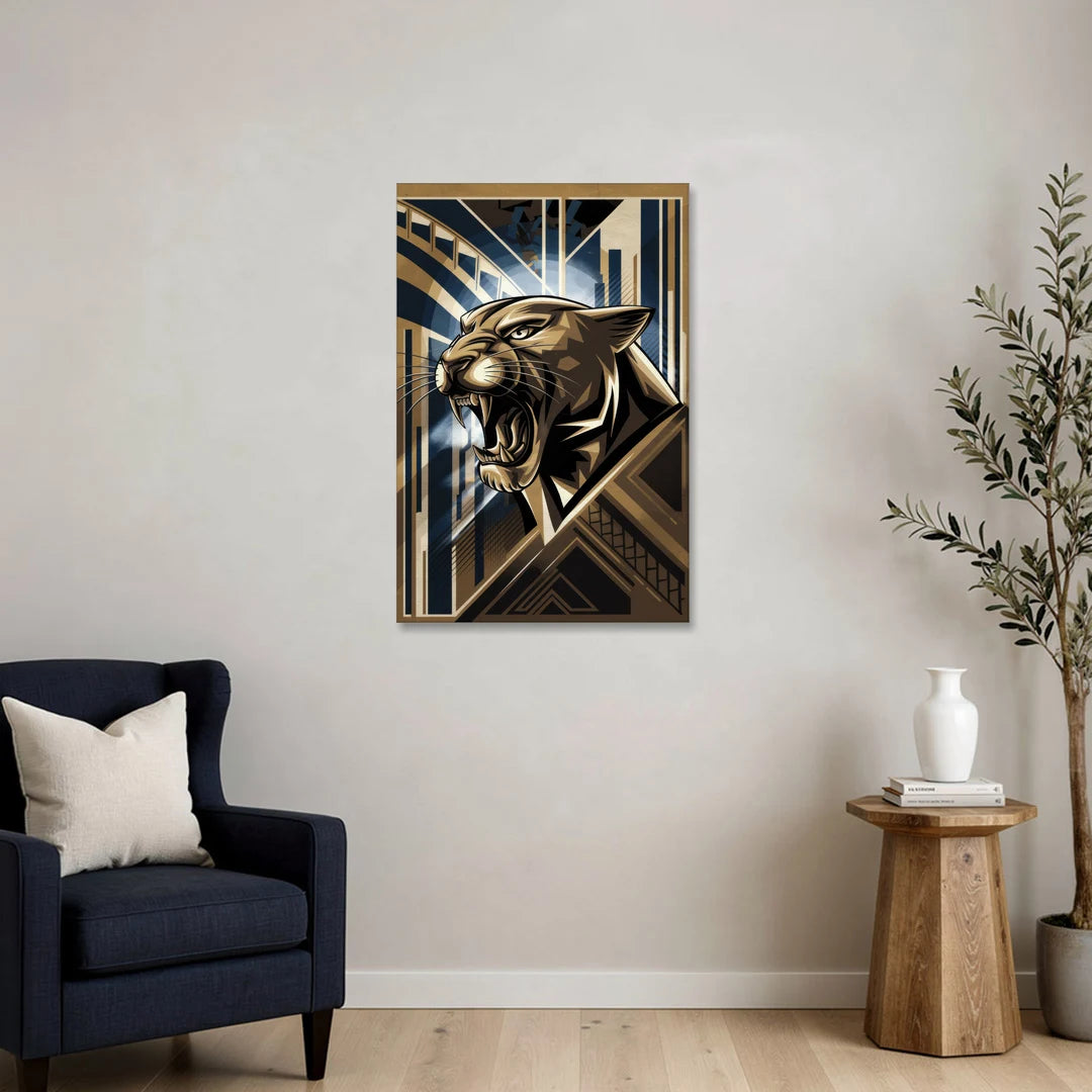 Pittsburgh Panthers Spirit - Canvas Wall Art - Sofa - 24x36