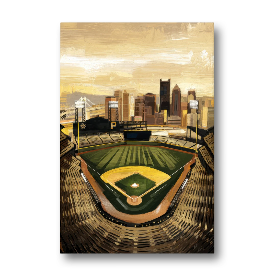 Pittsburgh Pirates Heritage - Canvas Wall Art - Front
