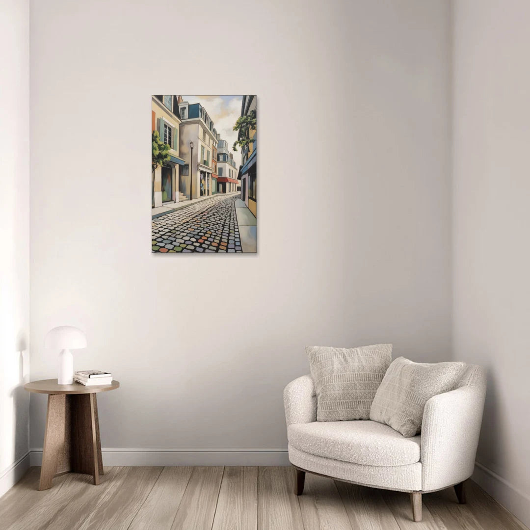 Place Royale Cobblestones - Canvas Wall Art - Sofa - 20x30