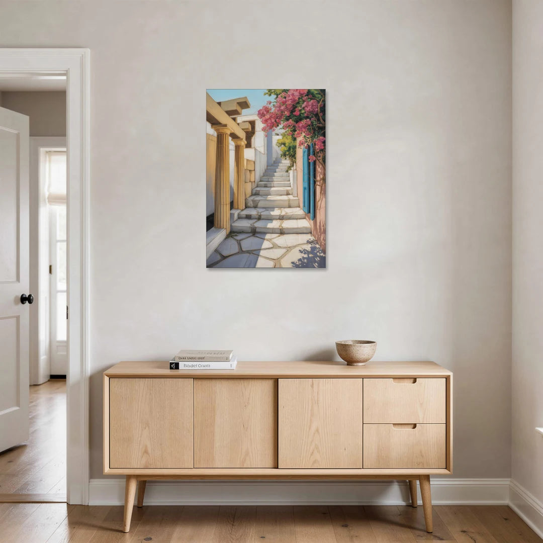 Plaka Pathways - Canvas Wall Art - Coffee Table - 24x36