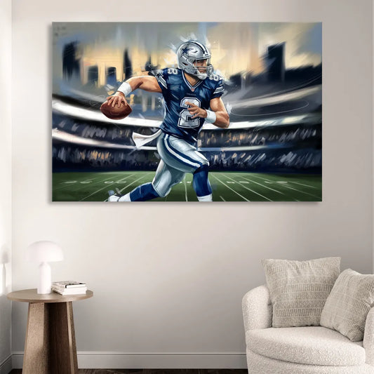 Plano Dallas Cowboys Spirit Living Room - Canvas Wall Art