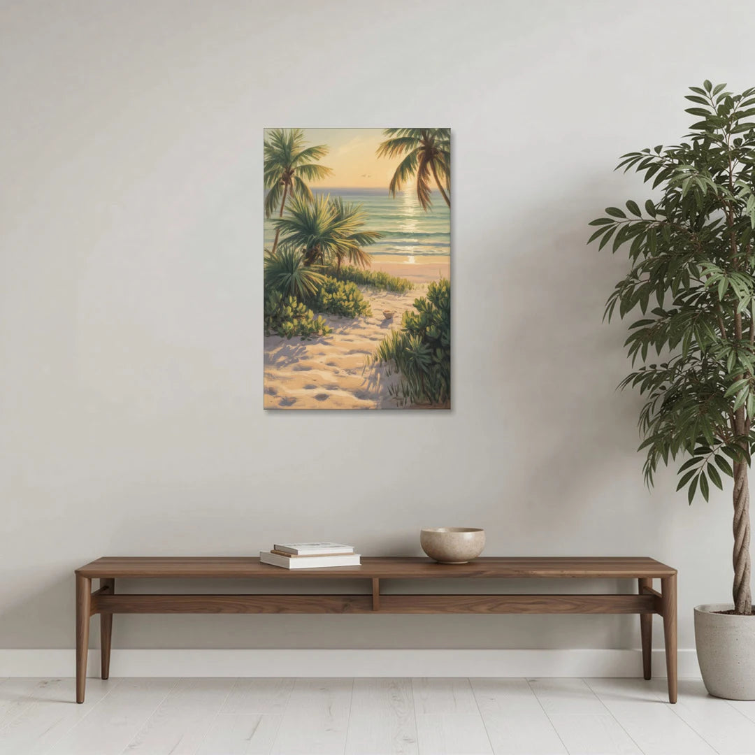 Playa Langosta Palms - Canvas Wall Art - Coffee Table - 24x36