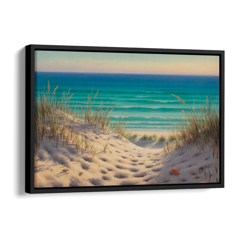 Playa Marlín Dunes Side - Black Canvas Wall Art