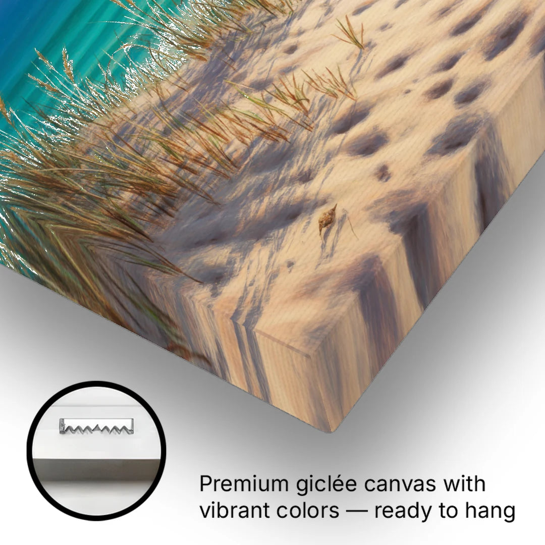Playa Marlín Dunes - Canvas Wall Art - Gallery Wrap Corner