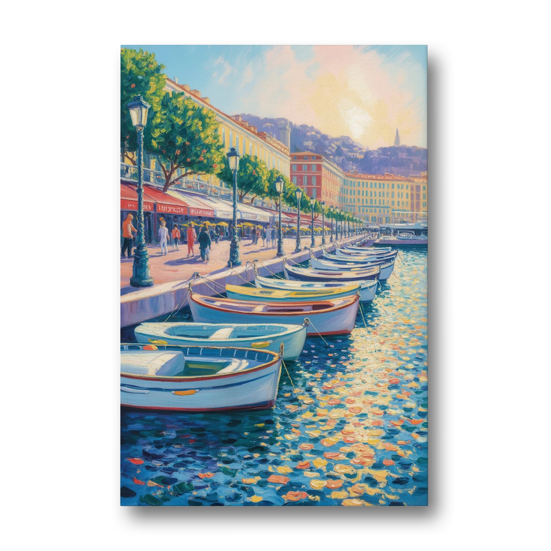 Port of Nice - Canvas Wall Art - Front