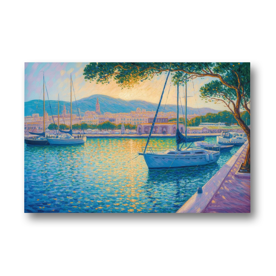 Port of Palma Serenity - Canvas Wall Art - Front