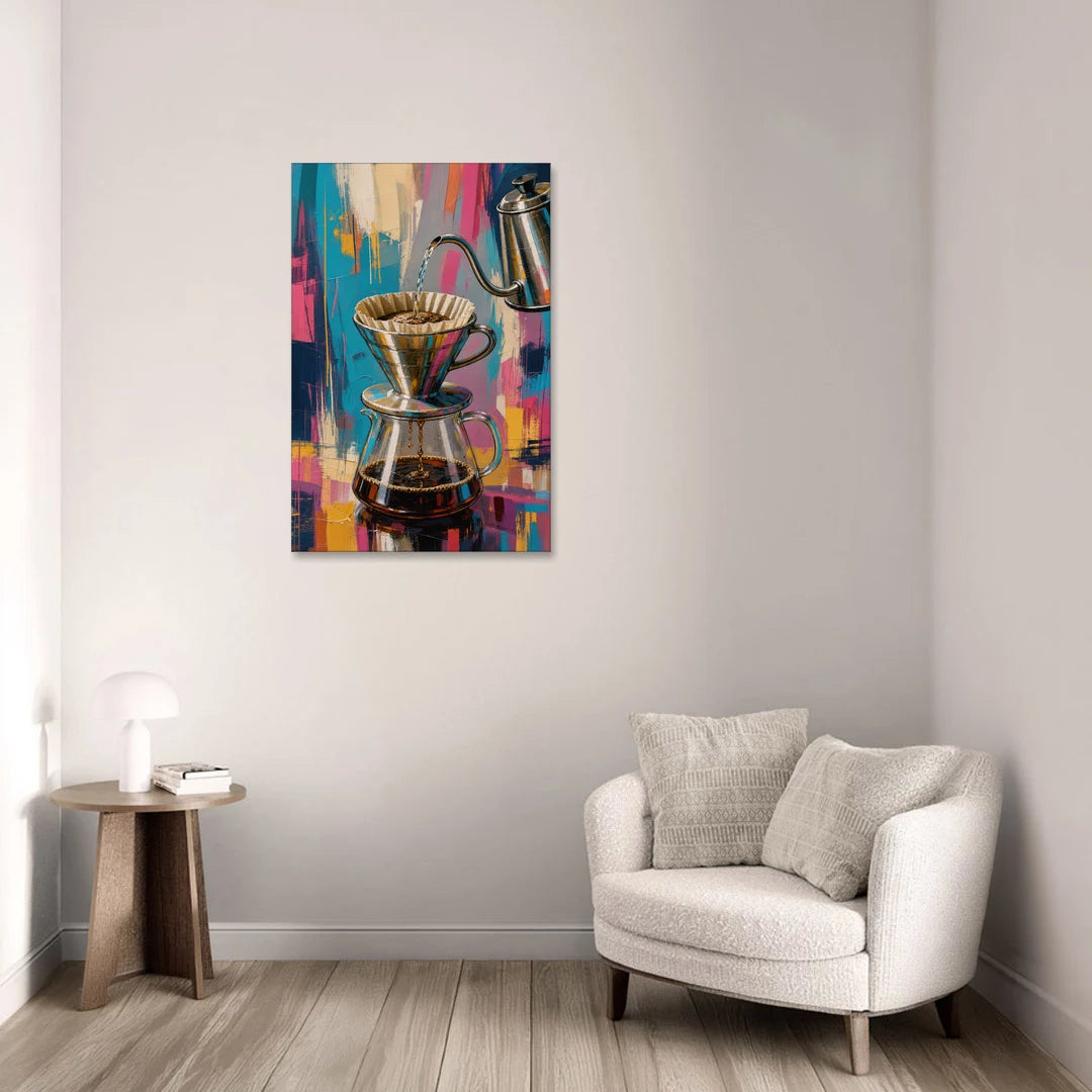 Pour-Over Ritual - Canvas Wall Art - Sofa - 24x36