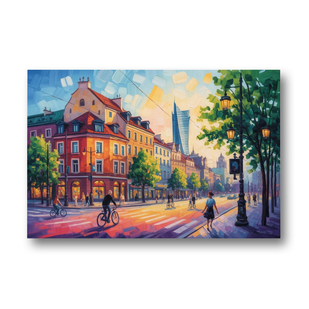 Praga District Vibe - Canvas Wall Art - Front