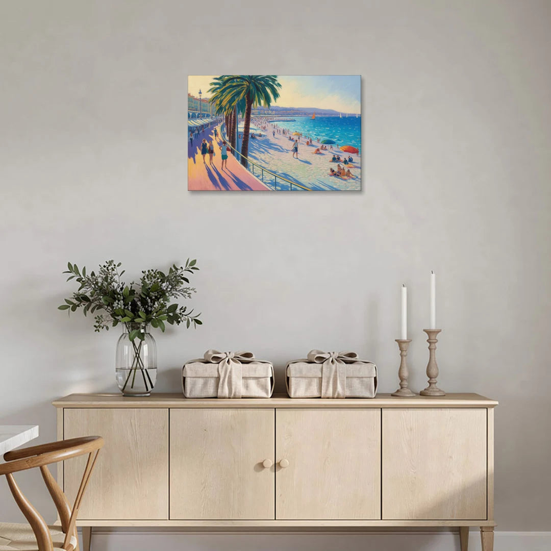 Promenade des Anglais - Canvas Wall Art - Coffee Table - 30x20