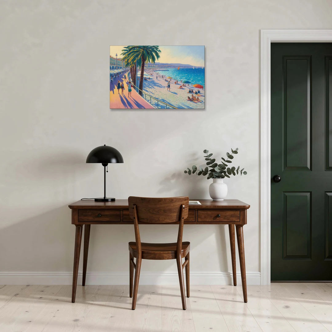 Promenade des Anglais - Canvas Wall Art - Office - 30x20