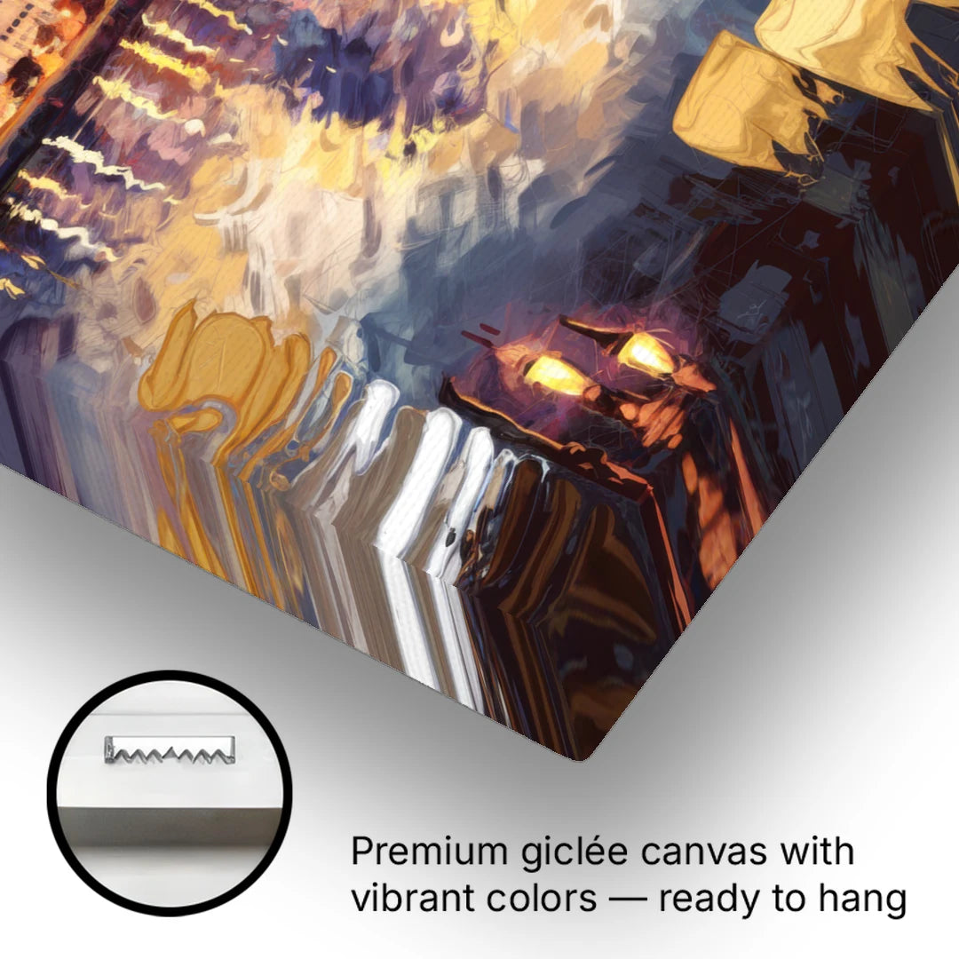 Providence Cityscape Reflection - Canvas Wall Art - Gallery Wrap Corner