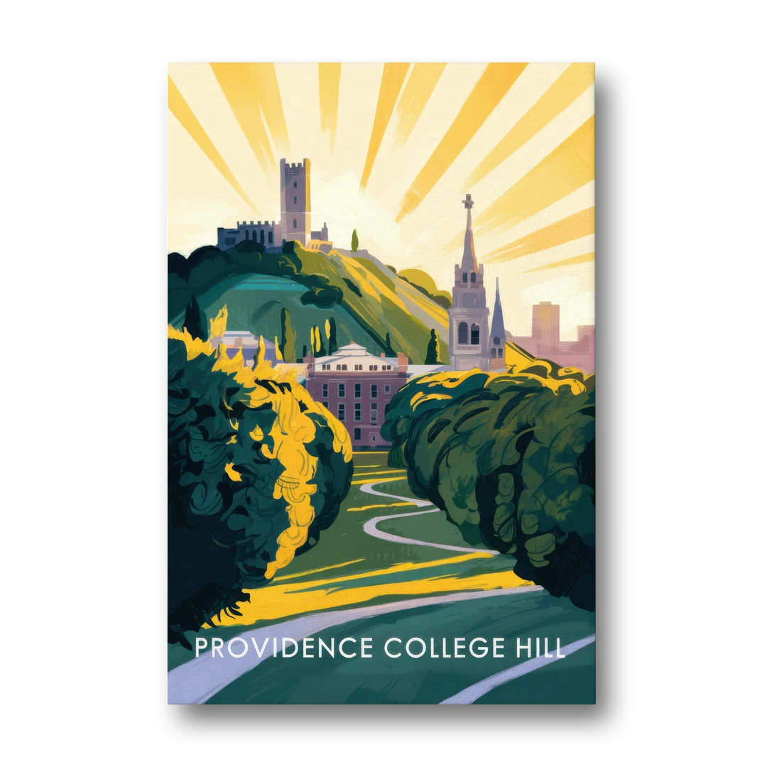 Providence College Hill View - Canvas Wall Art - Front