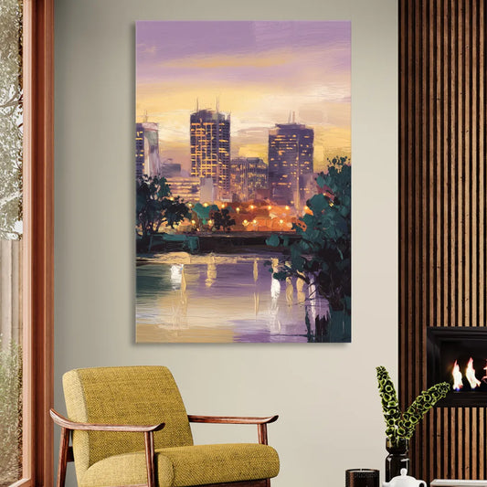 Providence Downtown Horizon Living Room - Canvas Wall Art