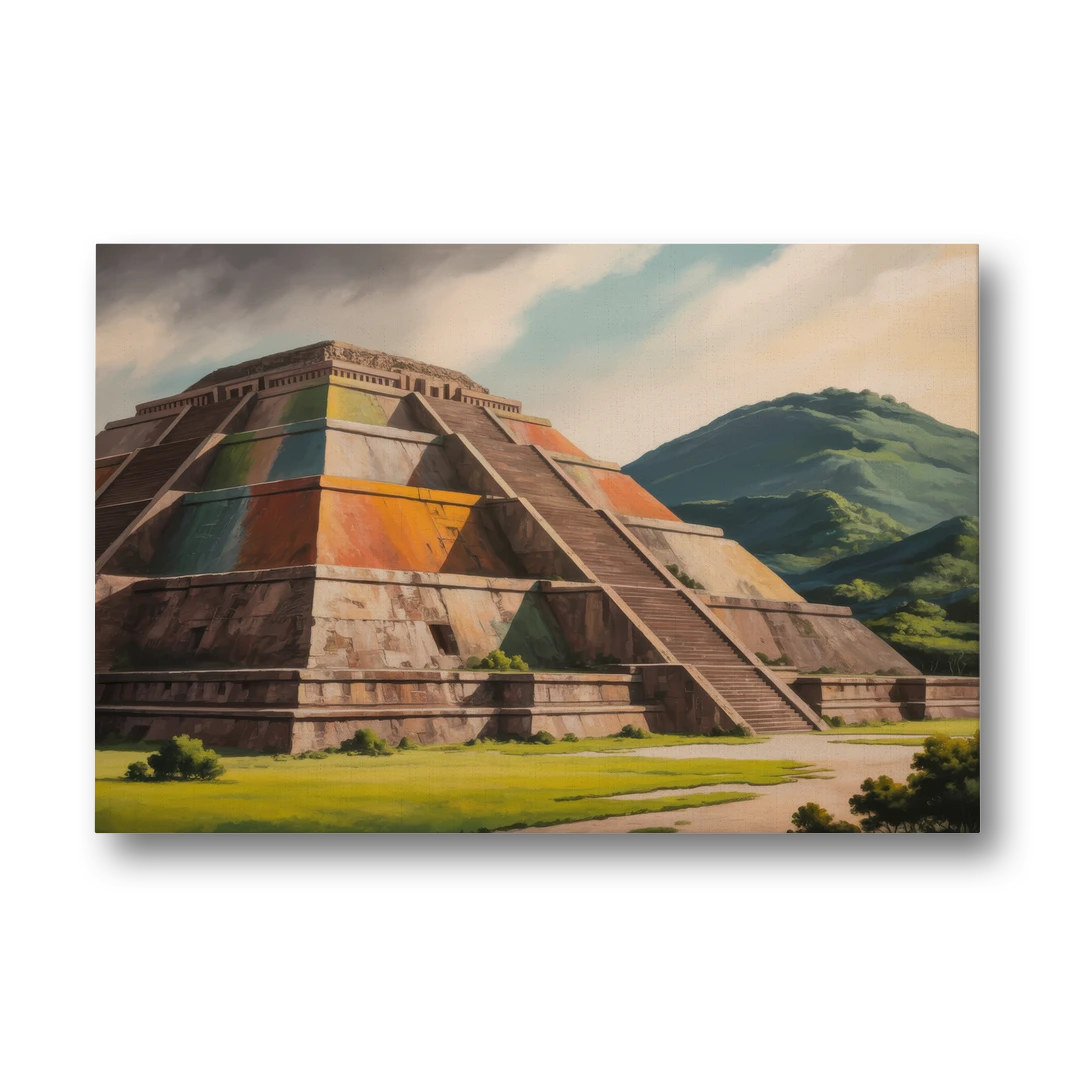 Pyramid of the Moon - Canvas Wall Art - Front