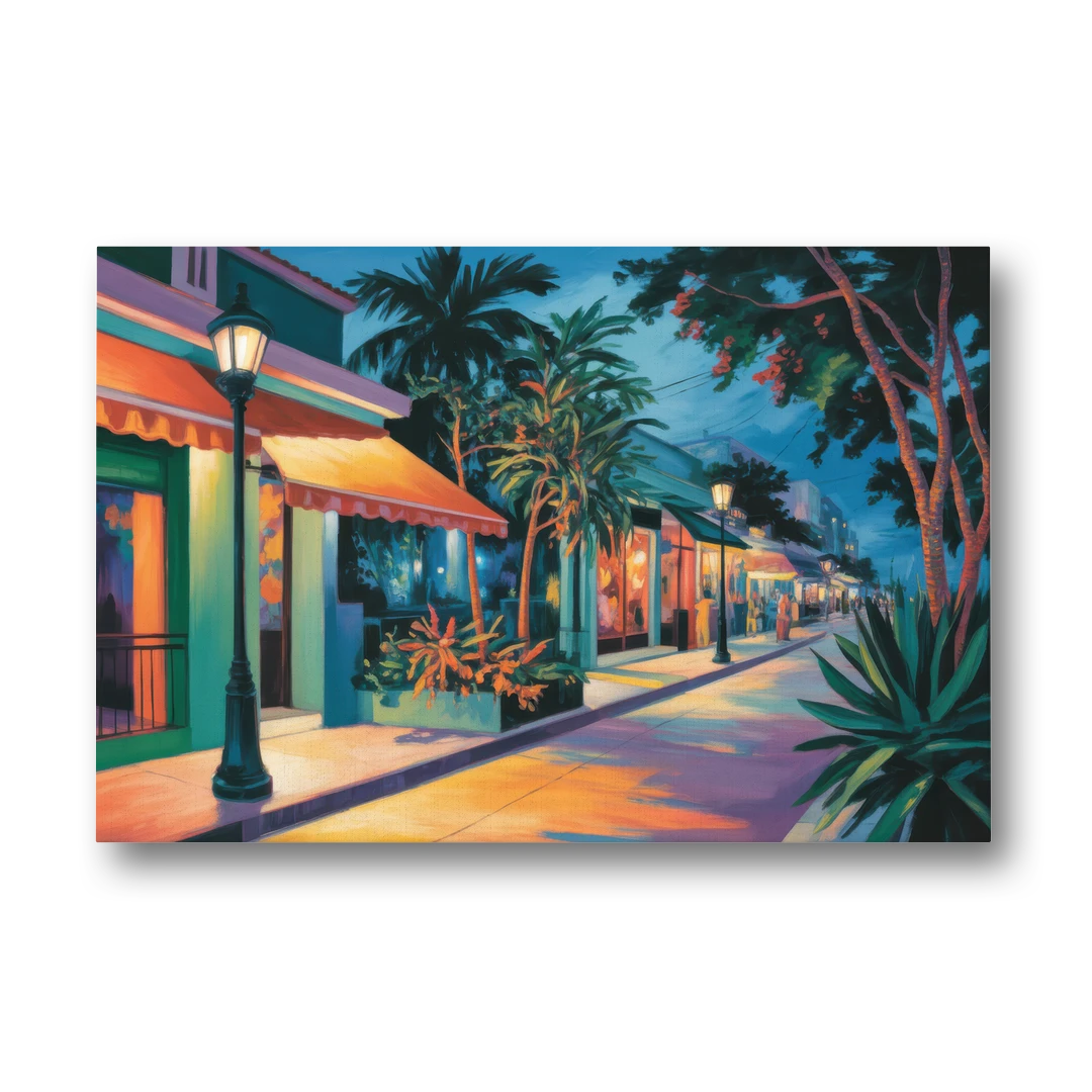 Quinta Avenida Lights - Canvas Wall Art - Front