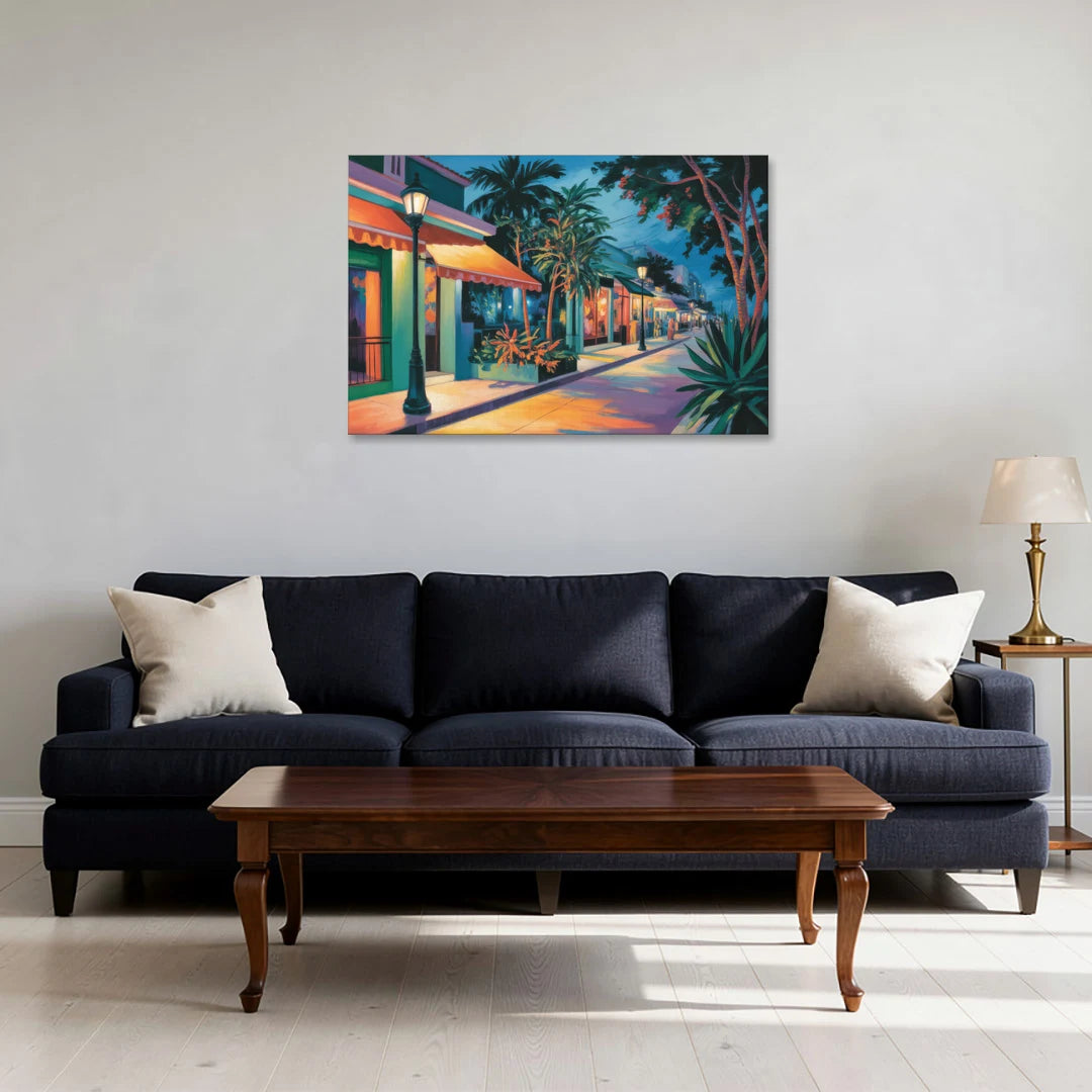 Quinta Avenida Lights - Canvas Wall Art - Sofa - 36x24