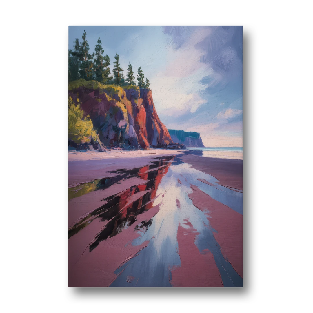Red Sand Shores - Canvas Wall Art - Front