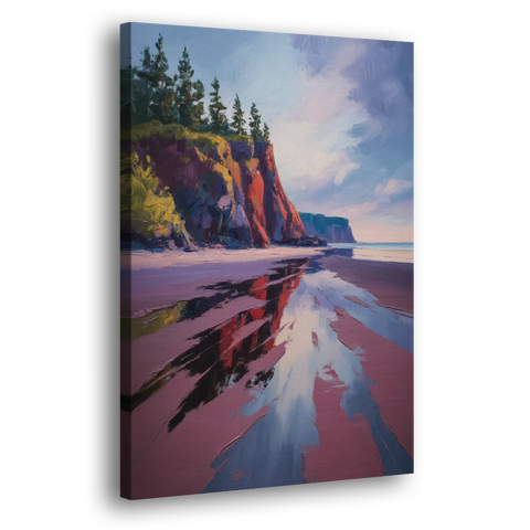 Red Sand Shores - Canvas Wall Art
