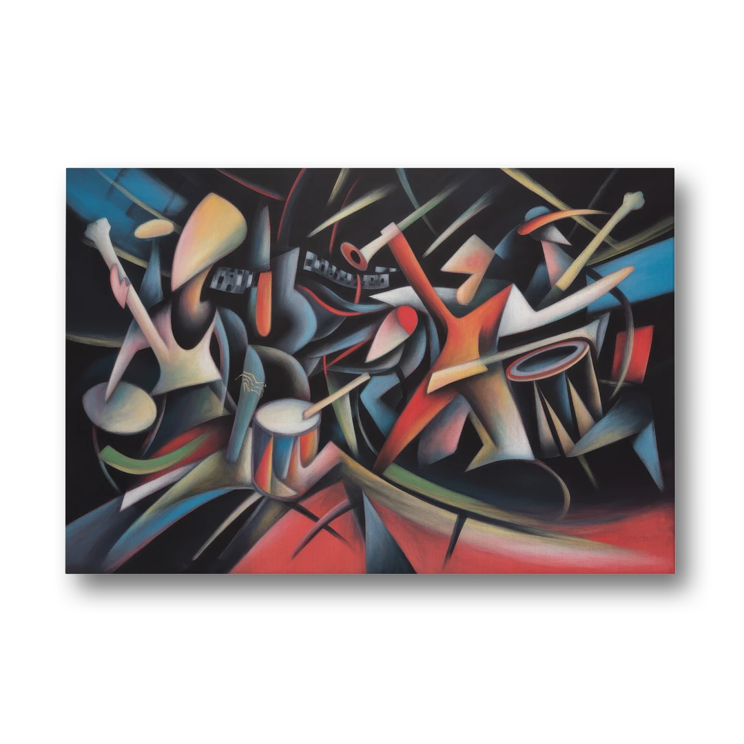 Reeperbahn Rhythm - Canvas Wall Art - Front